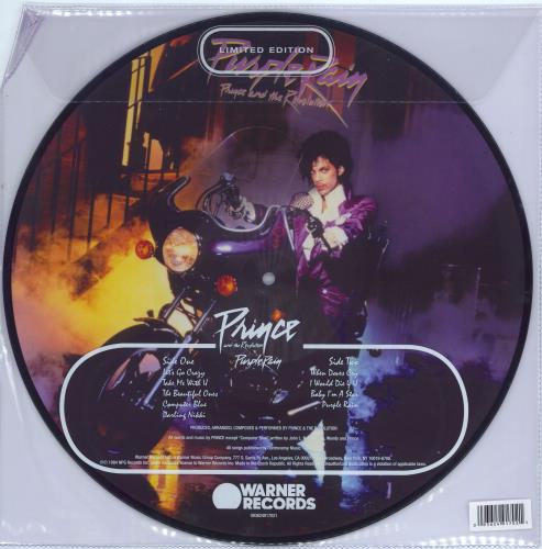 Prince Purple Rain picture disc LP (vinyl picture disc album) US PRIPDPU776266