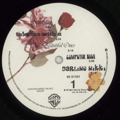 Prince Purple Rain vinyl LP album (LP record) Canadian PRILPPU879930