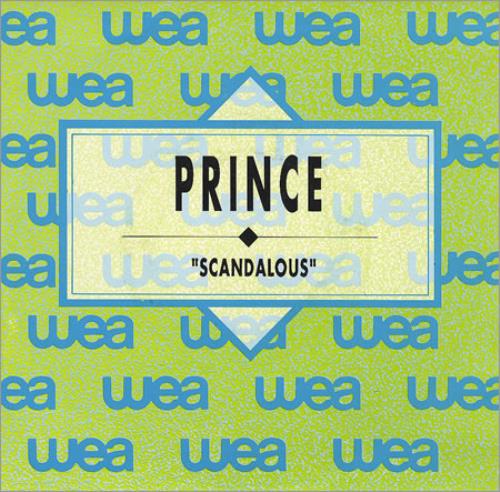 Prince Scandalous 7" vinyl single (7 inch record / 45) Spanish PRI07SC03095
