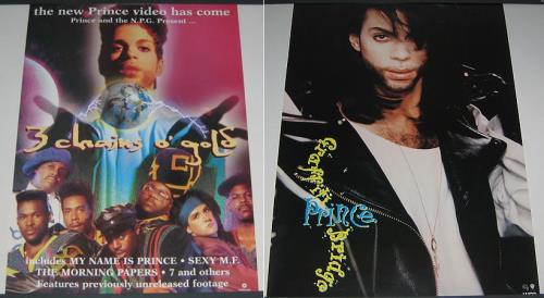 Prince Set Of 3 Promotional Posters poster UK PRIPOSE377217