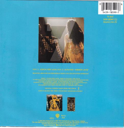 Prince Seven 7" vinyl single (7 inch record / 45) German PRI07SE774415