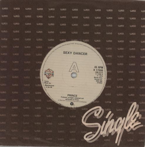 Prince Sexy Dancer 7" vinyl single (7 inch record / 45) UK PRI07SE03060