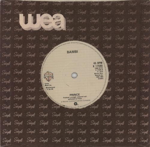 Prince Sexy Dancer 7" vinyl single (7 inch record / 45) UK PRI07SE03060