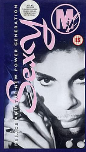 Prince Sexy M.F. video (VHS or PAL or NTSC) UK PRIVISE07000
