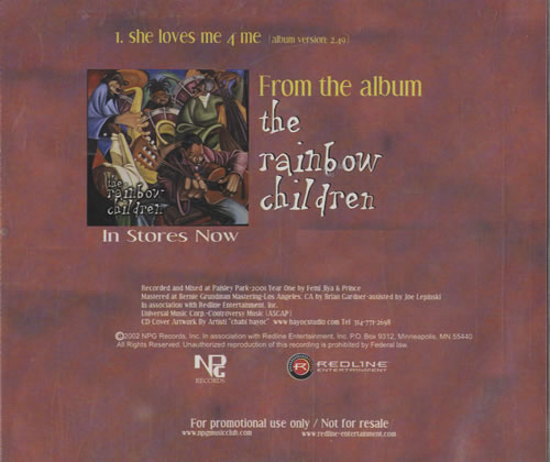 Prince She Loves Me 4 Me CD single (CD5 / 5") US PRIC5SH226065