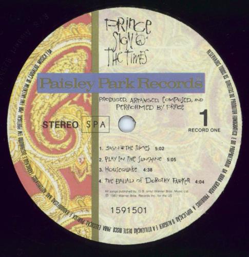Prince Sign 'O' The Times - stickered p/s 2-LP vinyl record set (Double LP Album) Portuguese PRI2LSI774710