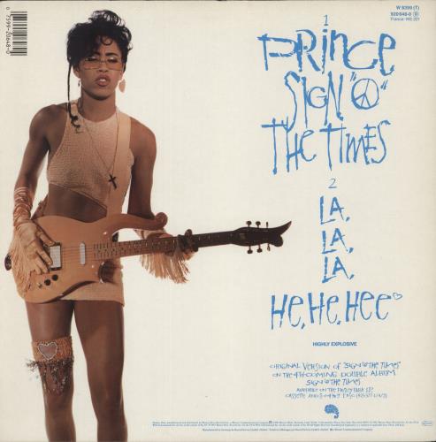 Prince Sign O The Times 12" vinyl single (12 inch record / Maxi-single) German PRI12SI03280