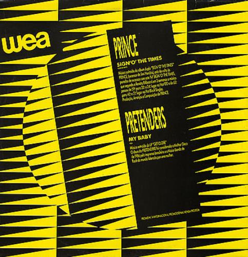 Prince Sign 'O' The Times 12" vinyl single (12 inch record / Maxi-single) Brazilian PRI12SI348456