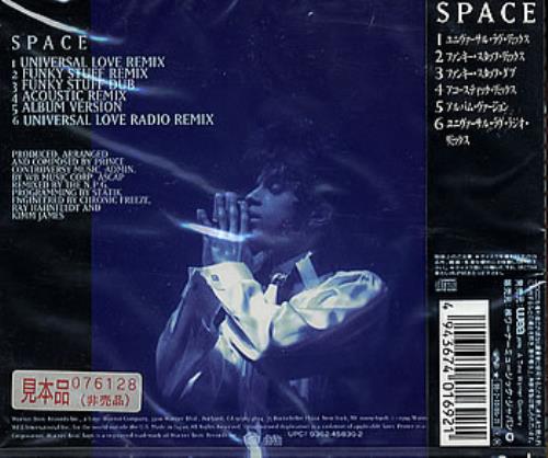 Prince Space CD album (CDLP) Japanese PRICDSP358611
