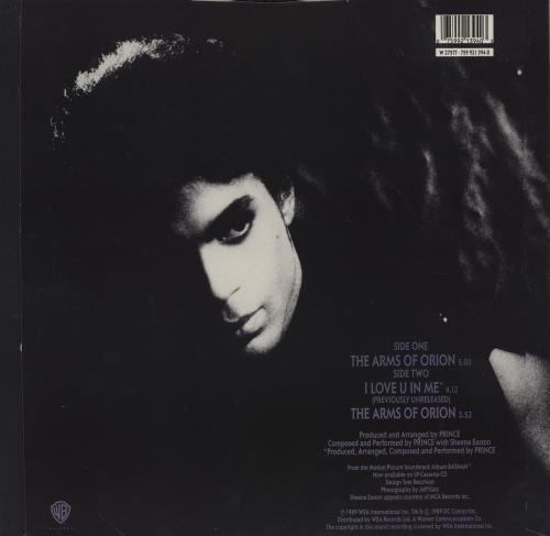Prince The Arms Of Orion - EX 12" vinyl single (12 inch record / Maxi-single) UK PRI12TH753507