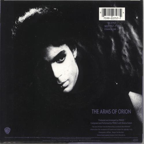 Prince The Arms Of Orion 7" vinyl single (7 inch record / 45) German PRI07TH735775