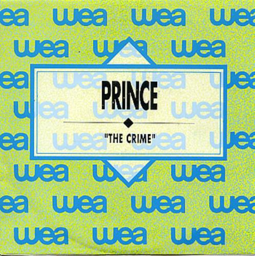 Prince The Crime 7" vinyl single (7 inch record / 45) Spanish PRI07TH02706