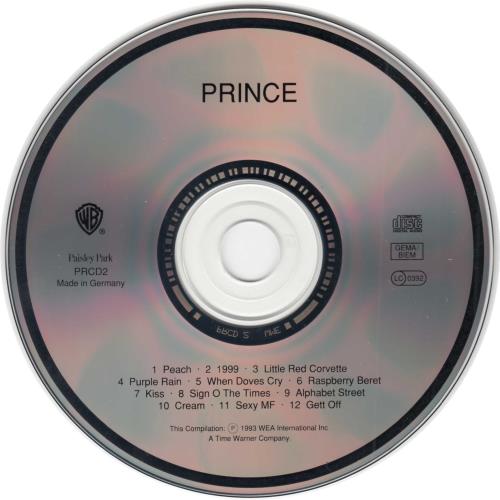 Prince The Hits - Sampler CD album (CDLP) UK PRICDTH21467