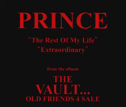 Prince The Rest Of My Life CD single (CD5 / 5") Japanese PRIC5TH148864