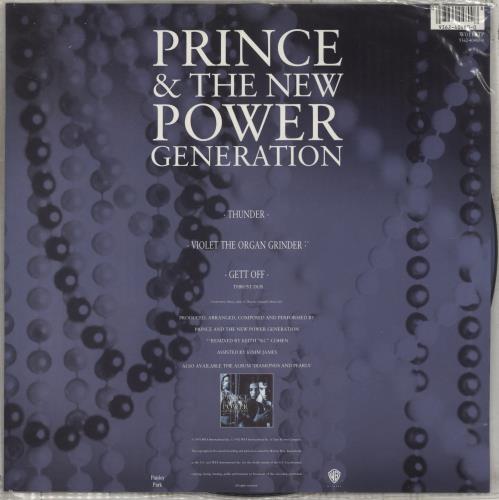 Prince Thunder 12" vinyl picture disc (12 inch picture record) UK PRI2PTH06310