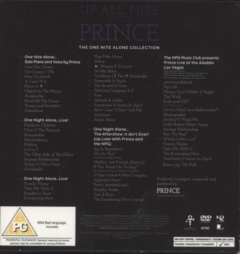 Prince Up All Nite With Prince (The One Nite Alone Collection) 4-CD album set UK PRI4CUP872698