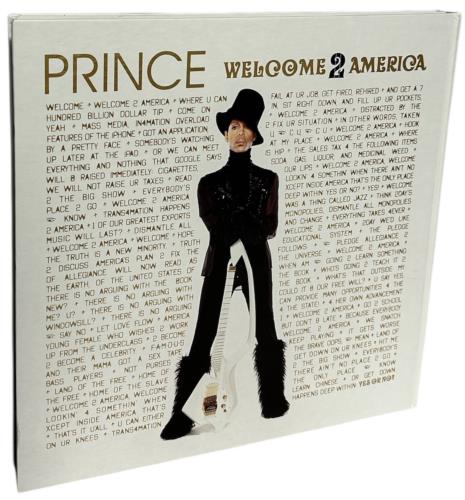 Prince Welcome 2 America - Deluxe Edition [2LP/1CD/Blu-Ray] box set UK PRIBXWE866363