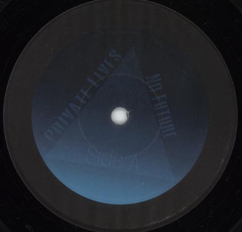 Private Lives (Nate Barcalow) No Future - Autographed vinyl LP album (LP record) UK -RLLPNO881971