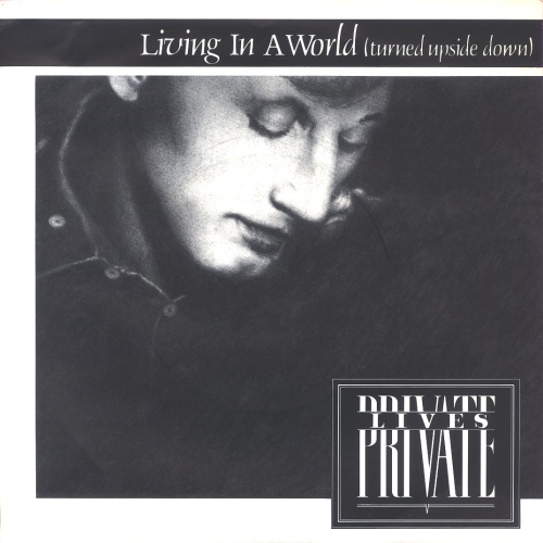 Private Lives Living In A World (Turned Upside Down) 7" vinyl single (7 inch record / 45) UK PAF07LI514906