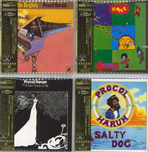 Procol Harum A Whiter Shade Of Pale - K2HD Paper Sleeve Collection Series [4 Titles] + Box CD Album Box Set Japanese PRHDXAW833582