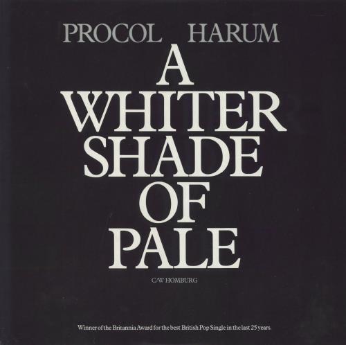 Procol Harum A Whiter Shade Of Pale 12" vinyl single (12 inch record / Maxi-single) UK PRH12AW129182
