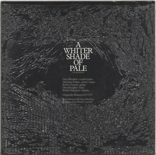 Procol Harum A Whiter Shade Of Pale 12" vinyl single (12 inch record / Maxi-single) UK PRH12AW129182