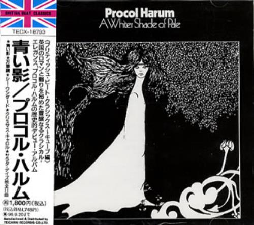 Procol Harum A Whiter Shade Of Pale CD album (CDLP) Japanese PRHCDAW241939
