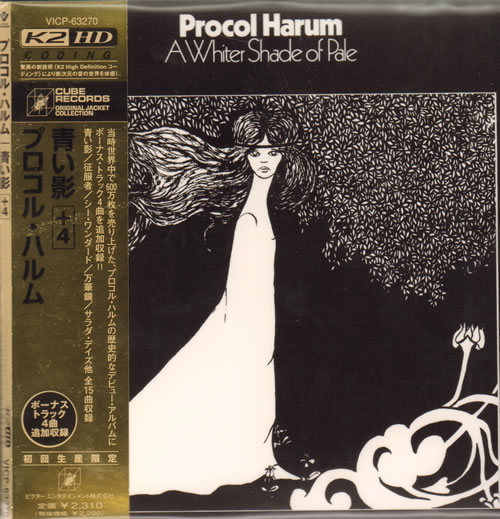 Procol Harum A Whiter Shade Of Pale CD album (CDLP) Japanese PRHCDAW638501