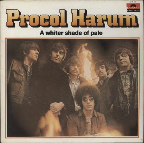 Procol Harum A Whiter Shade Of Pale vinyl LP album (LP record) French PRHLPAW855036