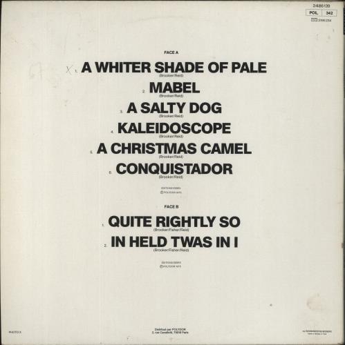 Procol Harum A Whiter Shade Of Pale vinyl LP album (LP record) French PRHLPAW855036