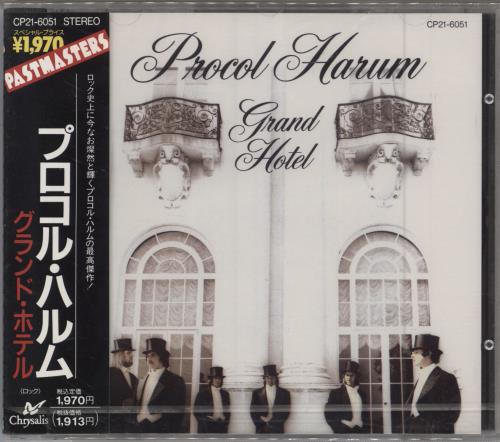Procol Harum Grand Hotel CD album (CDLP) Japanese PRHCDGR784670