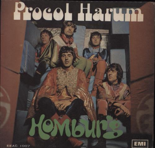 Procol Harum Homburg 7" vinyl single (7 inch record / 45) Singapore PRH07HO781594