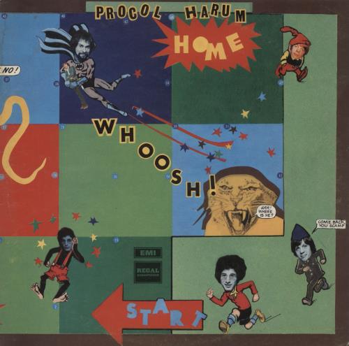 Procol Harum Home - 1st + Insert - VG vinyl LP album (LP record) UK PRHLPHO864525