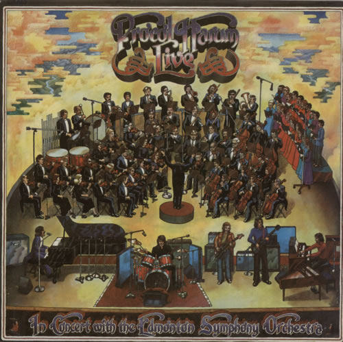 Procol Harum Live In Concert With The Edmonton Symphony Orchestra vinyl LP album (LP record) South African PRHLPLI595247