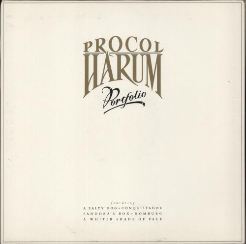 Procol Harum Portfolio 2-LP vinyl record set (Double LP Album) UK PRH2LPO861081