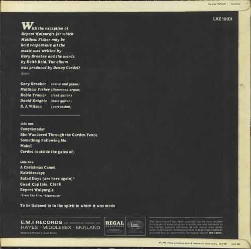 Procol Harum Procol Harum - Factory Sample - G vinyl LP album (LP record) UK PRHLPPR822146