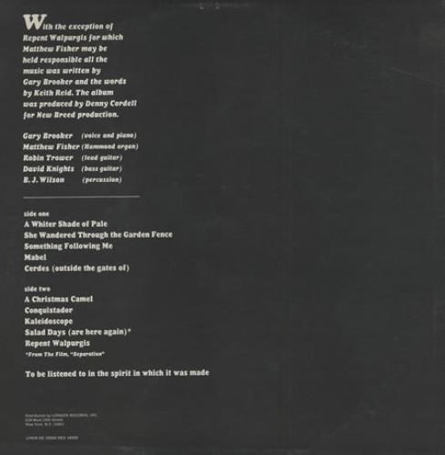 Procol Harum Procol Harum - Sealed vinyl LP album (LP record) US PRHLPPR403876