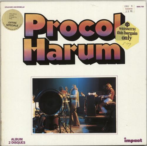 Procol Harum Procol Harum 2-LP vinyl record set (Double LP Album) French PRH2LPR674769