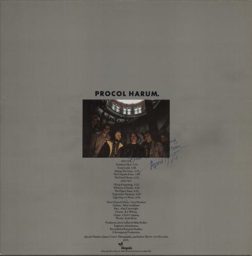 Procol Harum Procol's Ninth vinyl LP album (LP record) UK PRHLPPR211389