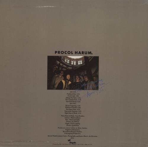 Procol Harum Procol's Ninth vinyl LP album (LP record) US PRHLPPR778348