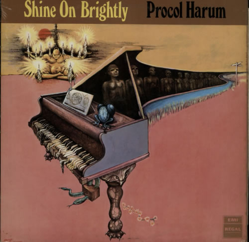 Procol Harum Shine On Brightly - VG vinyl LP album (LP record) UK PRHLPSH599442