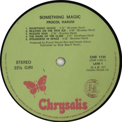 Procol Harum Something Magic vinyl LP album (LP record) Italian PRHLPSO726899
