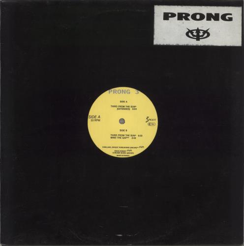 Prong 3 - Third From The Sun 12" vinyl single (12 inch record / Maxi-single) UK PRG12TH862542