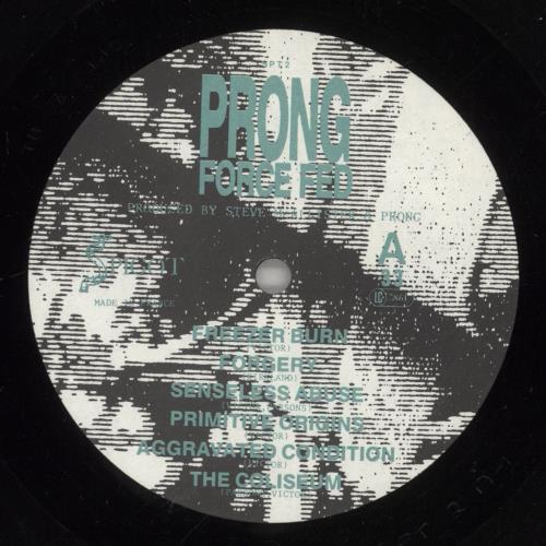 Prong Force Fed - VG vinyl LP album (LP record) French PRGLPFO878775