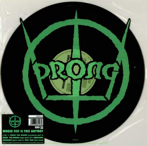 Prong Whose Fist Is This Anyway 12" vinyl single (12 inch record / Maxi-single) UK PRG12WH443498