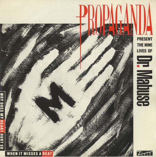 Propaganda Dr Mabuse (A Paranoid Fantasy) - A2-u 7" vinyl single (7 inch record / 45) UK PRO07DR08026