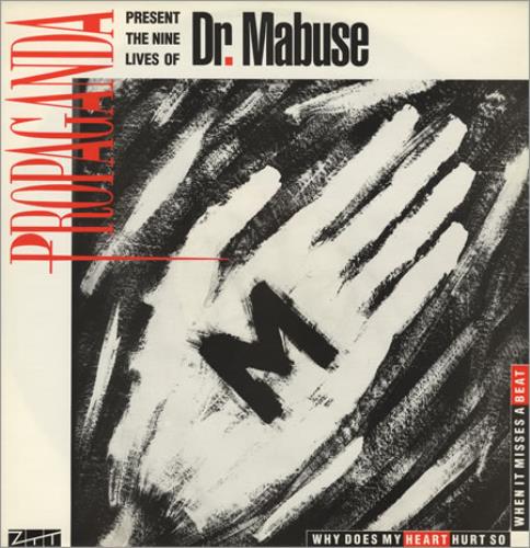 Propaganda Dr Mabuse - white glove sleeve 12" vinyl single (12 inch record / Maxi-single) UK PRO12DR215736