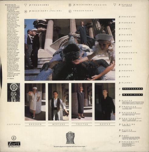 Propaganda P:machinery 12" vinyl single (12 inch record / Maxi-single) UK PRO12PM22743