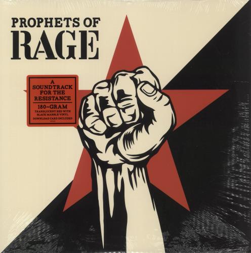Prophets Of Rage Prophets Of Rage - Red With Black Marble Vinyl - Sealed vinyl LP album (LP record) UK 4ROLPPR868867