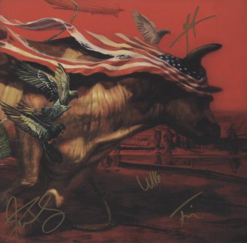 Protest The Hero Palimpsest - 180 Gram Red, White & Blue Vinyl + Art Prints - Autographed 2-LP vinyl record set (Double LP Album) Canadian PR52LPA875409